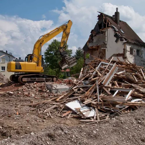 Demolition in Cleveland, Ohio